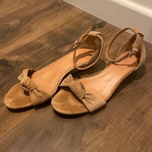 Worn once. J Crew sandals